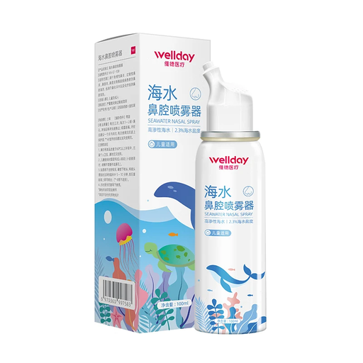 维德 海盐水喷雾器 等渗儿童 80ml 10.4元(需买2件,需用券)