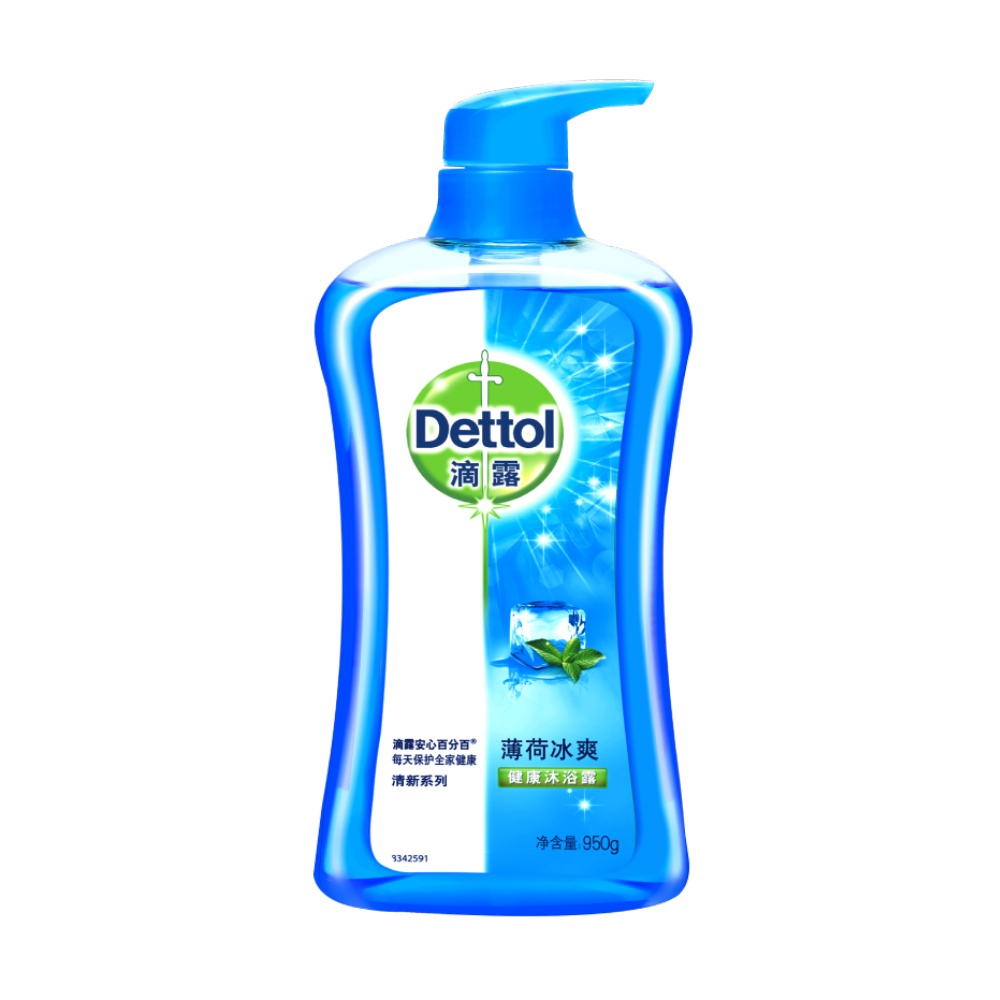 Dettol 滴露 薄荷冰爽健康沐浴露 950g 30.9元