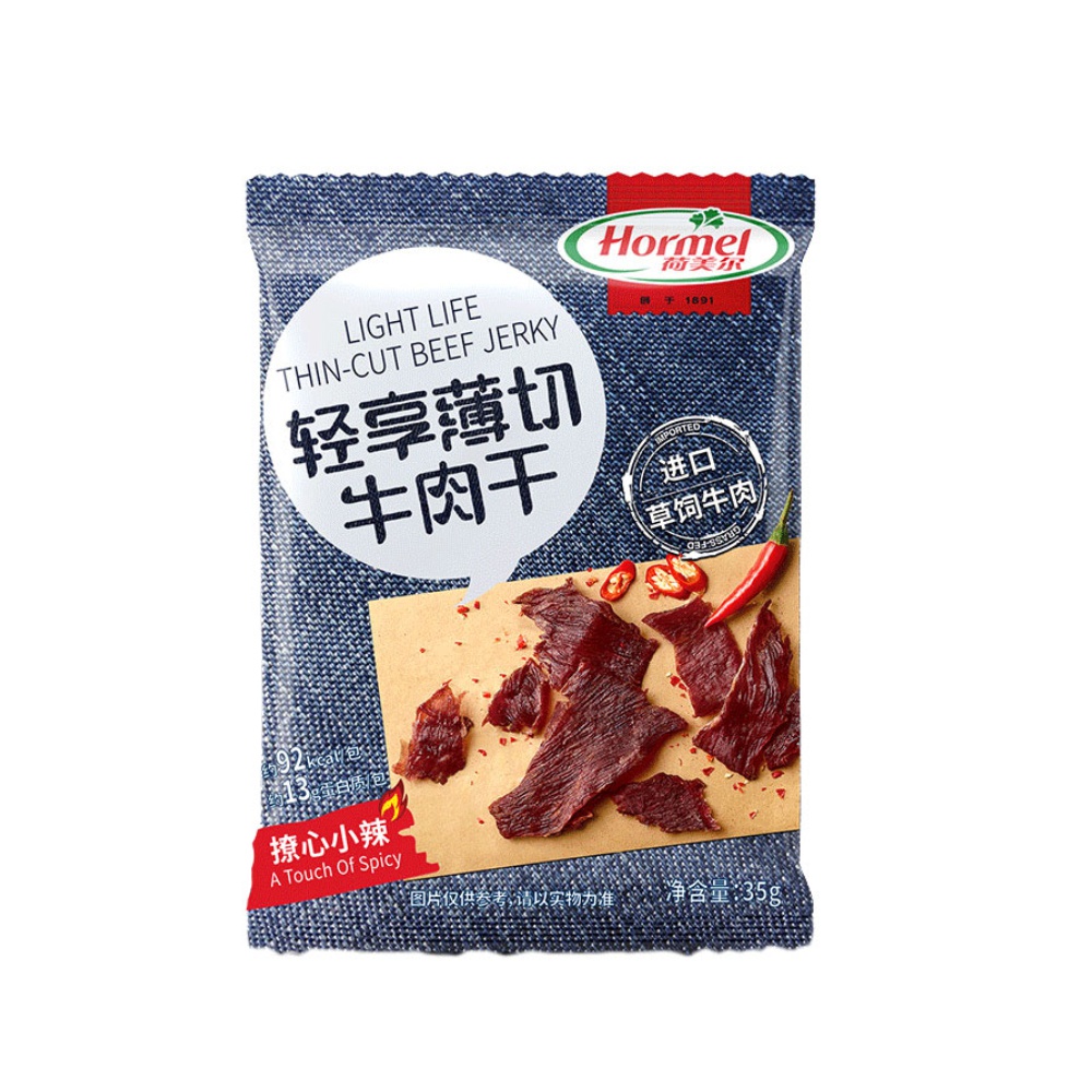 88VIP：Hormel 荷美尔 牛肉干片撩心小辣味35g正宗风干零食休闲小吃熟食即食特