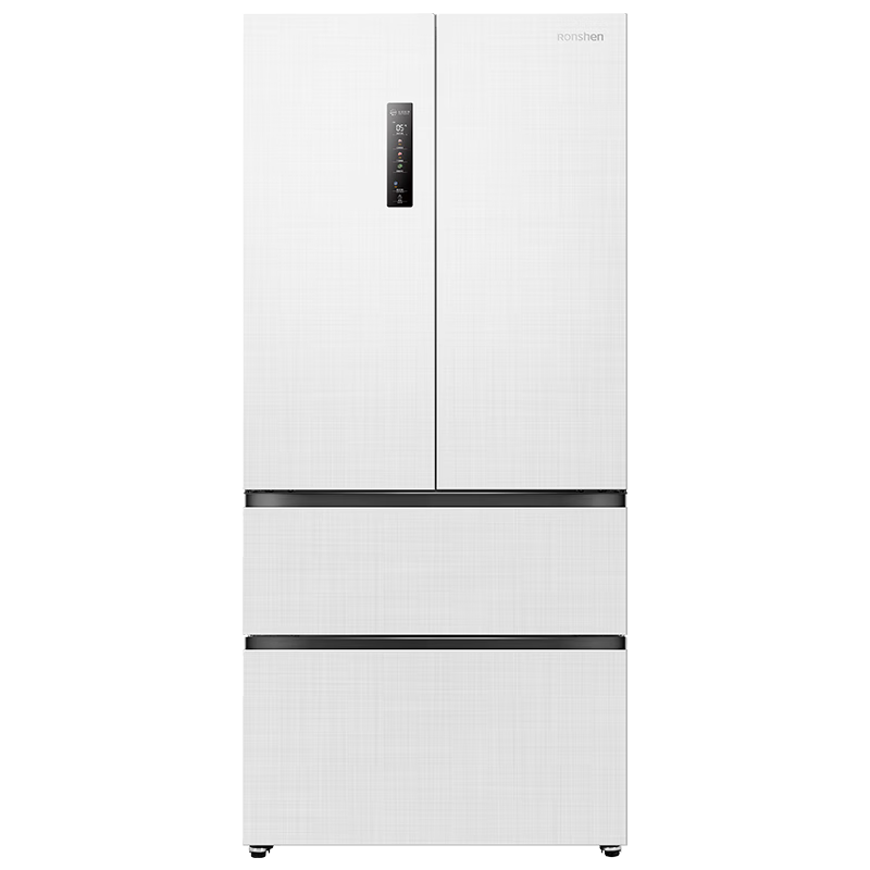 20日预售、plus会员：Ronshen 容声 517升 60cm 法式四开门 超薄嵌入式冰箱 白色 