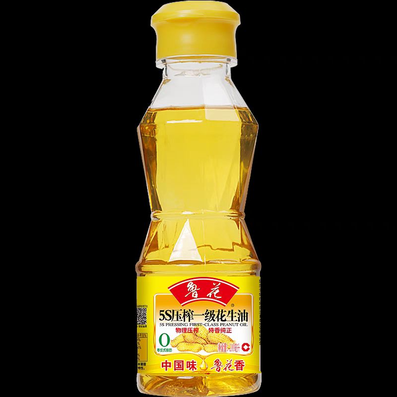 鲁花 5S压榨一级花生油200ml 3.8元