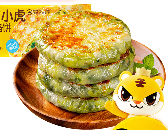 皇家小虎 纸皮馅饼 韭菜鸡蛋纸皮馅饼540g（任选7款） 6.29元（需买7件，需用