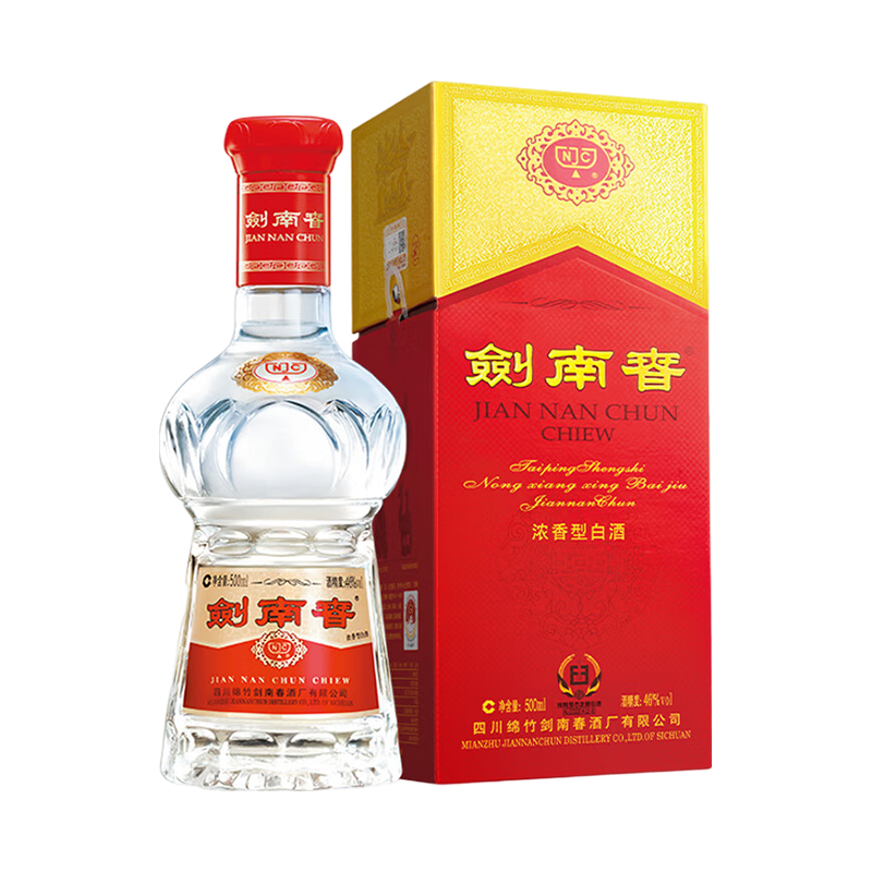 移动端、京东百亿补贴：剑南春 水晶剑 46%vol 浓香型白酒 500ml 单瓶装 377.1元