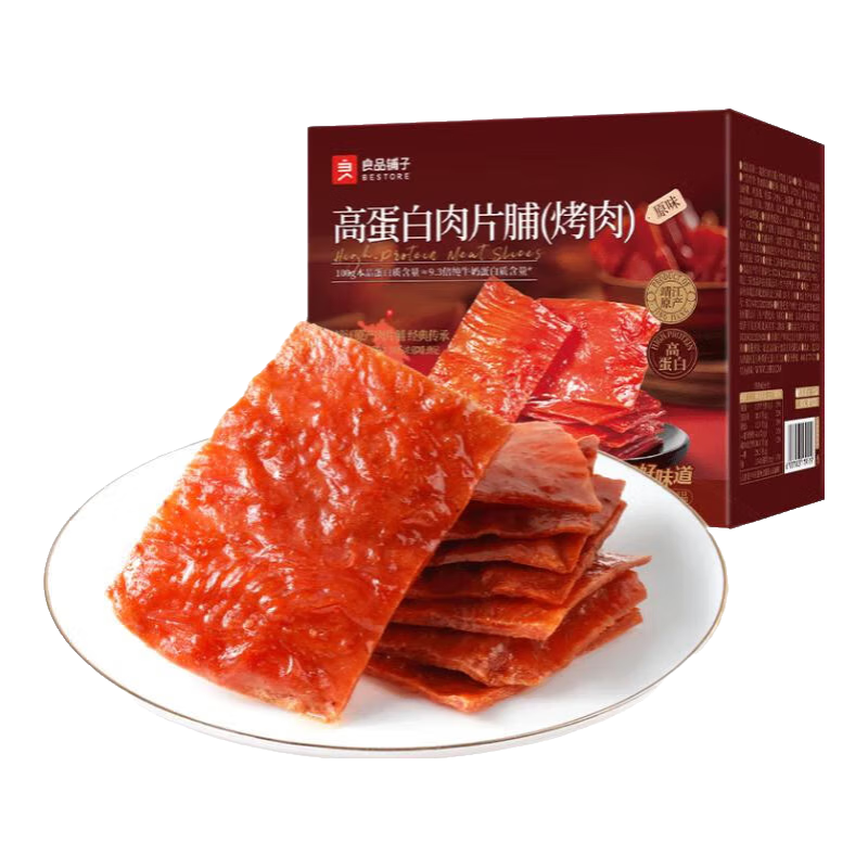 良品铺子 高蛋白肉脯 498g