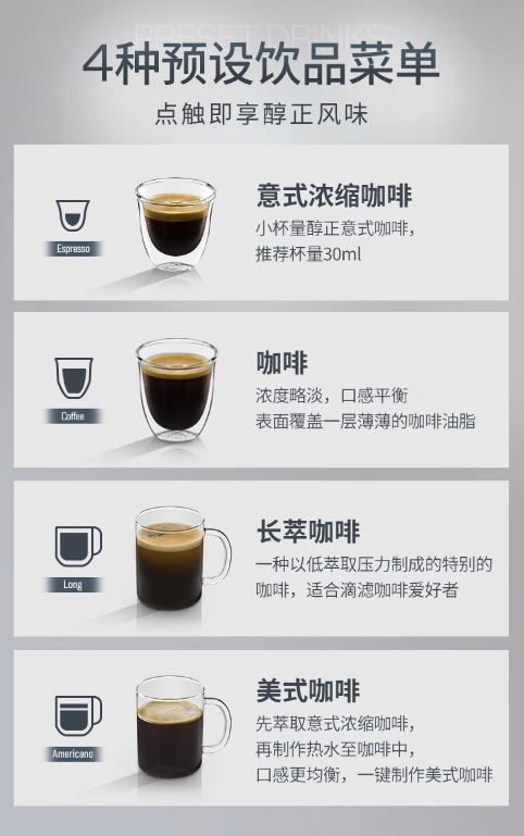 De'Longhi 德龙 S3 Plus 全自动咖啡机 银色