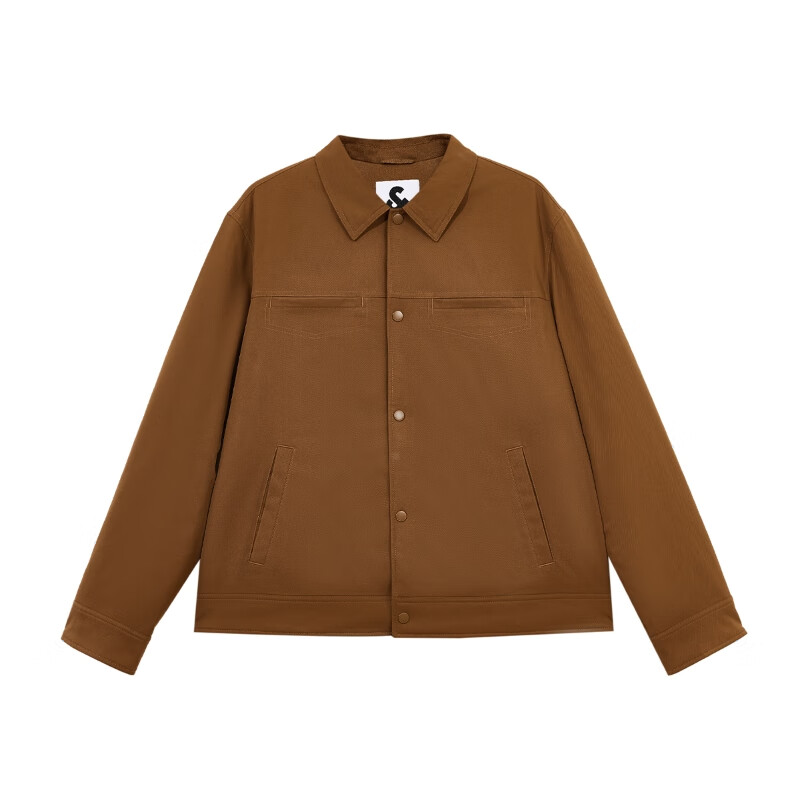 杰克琼斯 秋冬翻领短款轻薄羽绒服夹克休闲外套 205.65元