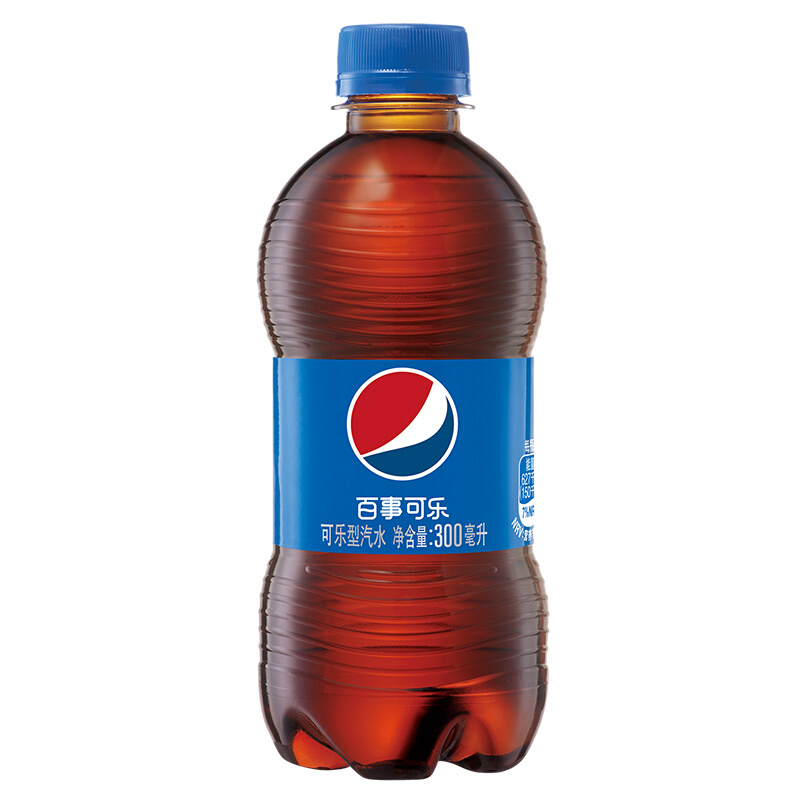 pepsi 百事 可乐 Pepsi 汽水 碳酸饮料整箱 300ml*24瓶 百事出品 31.9元