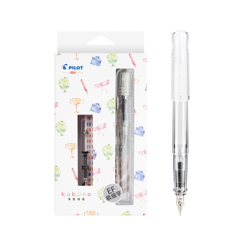 PILOT 百乐 FKA-1SR kakuno系列 钢笔 透明色透明杆 EF尖 单支装 ￥25.41