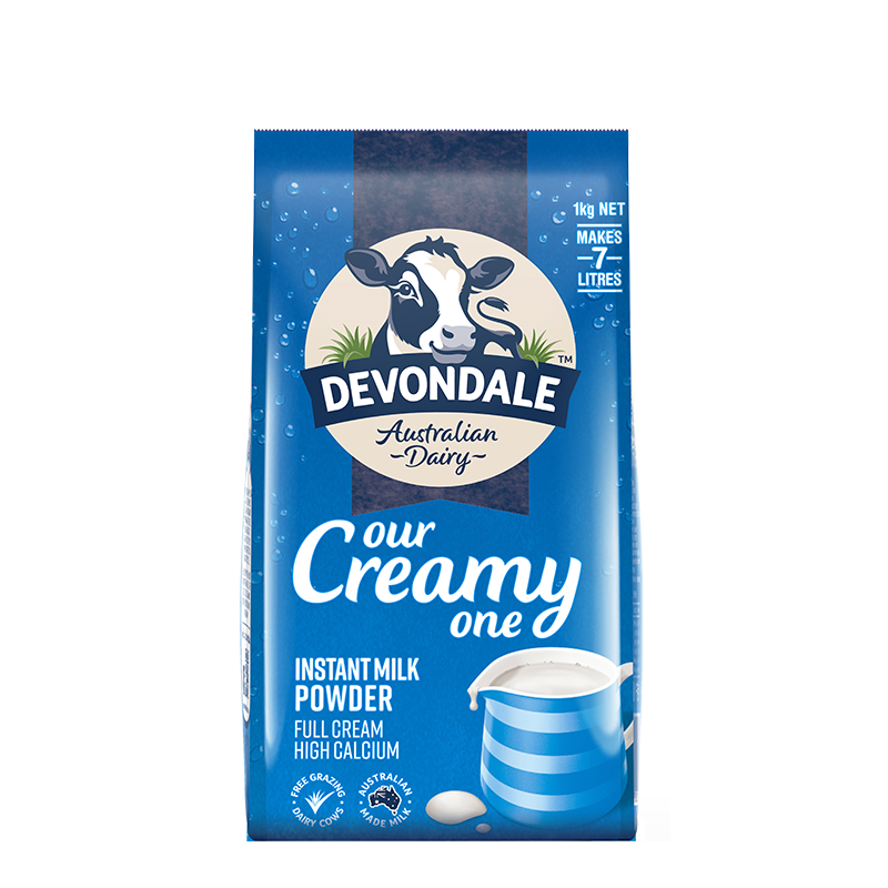 德运（Devondale）全脂成人奶粉1kg 调制乳粉儿童学生牛奶粉高钙高蛋白澳洲原