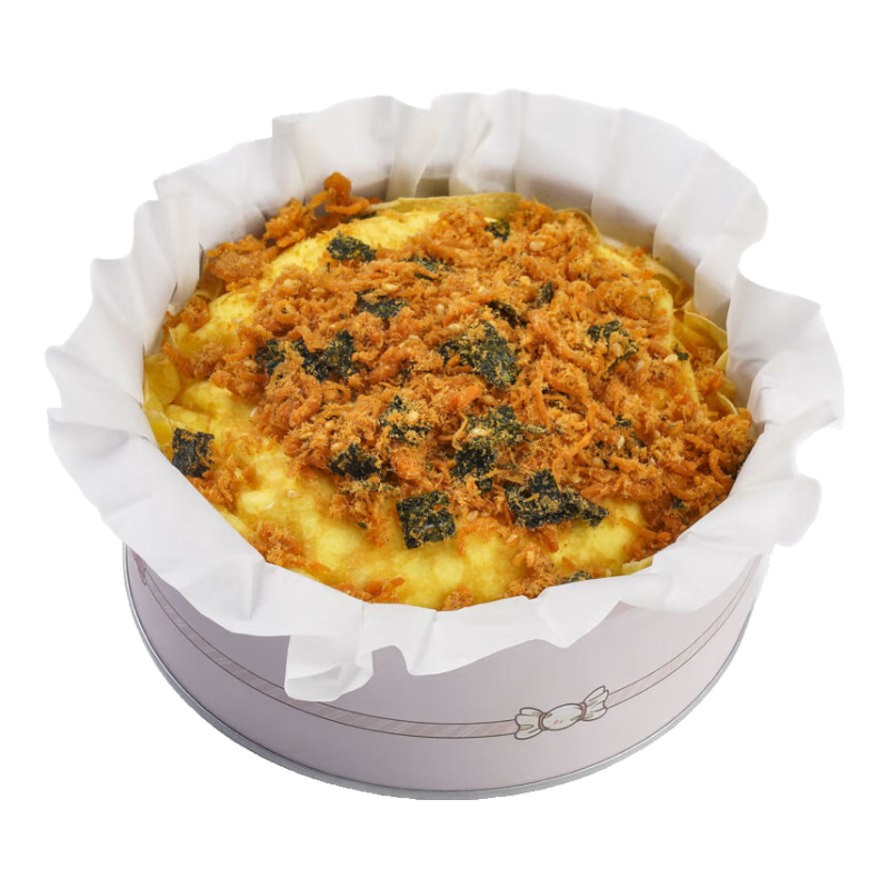 宫季每日鲜 5寸铁罐罐蛋糕 软心开心果385g 芋泥奶黄肉松麻薯475g 64.99元(需领