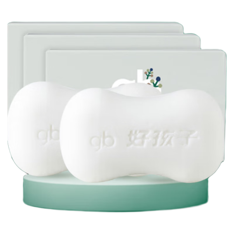 plus会员、需首购:好孩子（gb）婴幼儿香皂 洗脸沐浴皂105G*3块 7.85元包邮