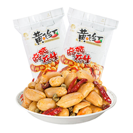 黄飞红 麻辣花生 410g*2袋 37.2元