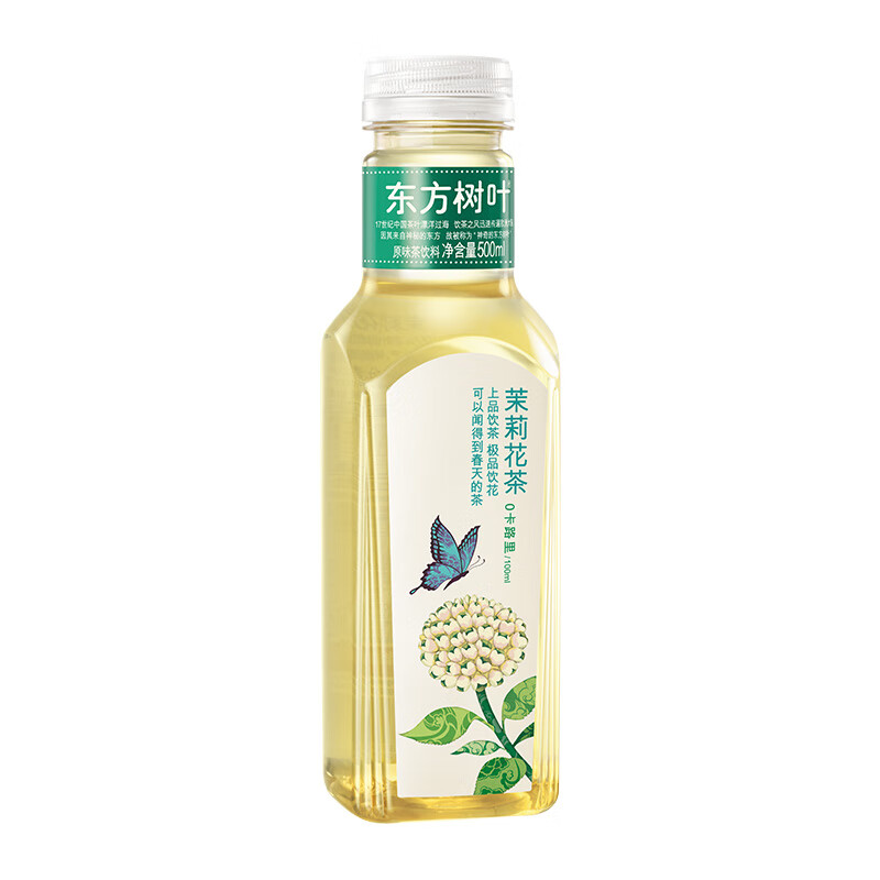 移动端：农夫山泉 NONGFU SPRING 东方树叶茉莉花茶500ml*12瓶 0糖0脂0卡无糖茶饮