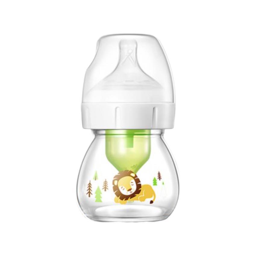 布朗博士 玻璃奶瓶60毫升 防胀气奶瓶宽口玻璃婴儿仿母乳奶嘴 新生儿 38元