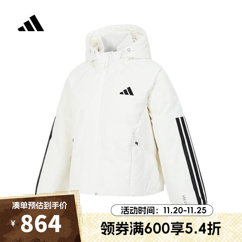 adidas 阿迪达斯 W PUFFY DOWN J 女款羽绒服 JG3865 863.46元