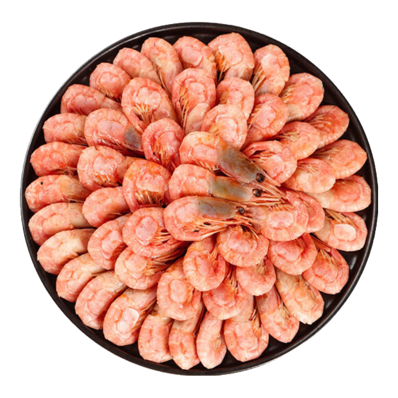 Seamix 加拿大海藻头北极甜虾10斤装 90-120+规格 黑头虾 源头直发 189元