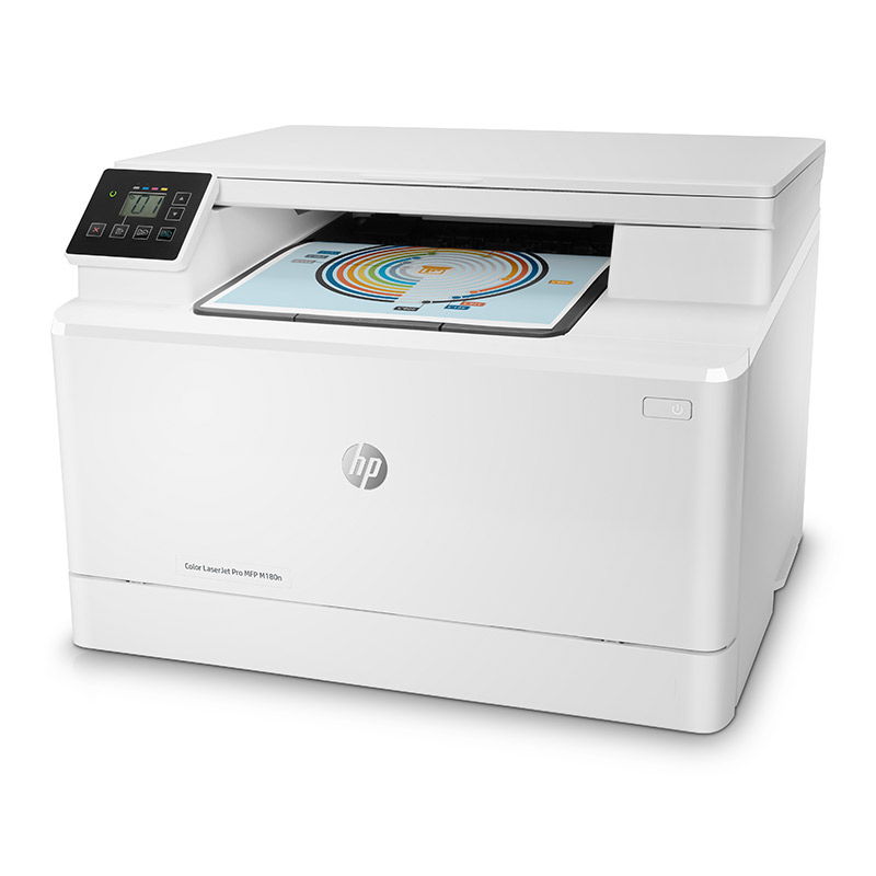 HP 惠普 M180n彩色激光M181fw多功能打印机一体机复印件扫描A4商务商用网络办