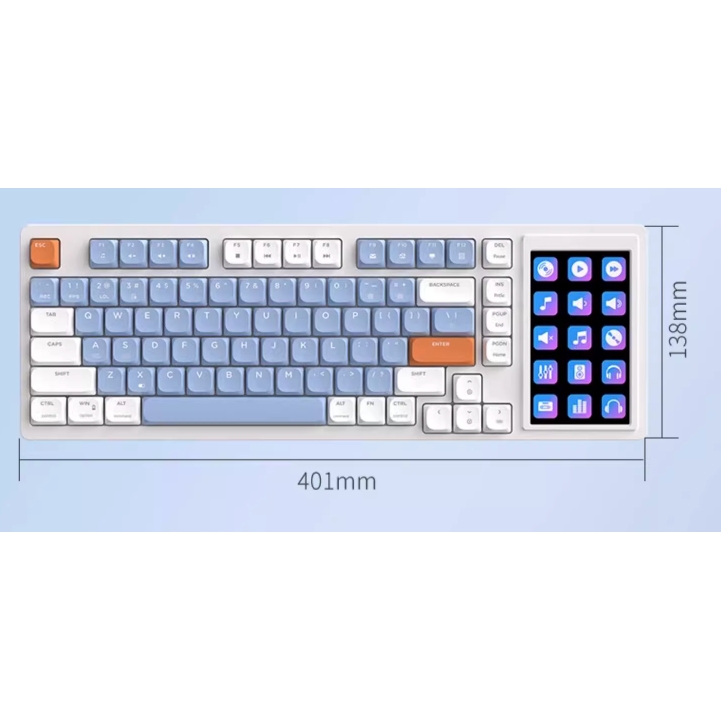 新品发售：AJAZZ 黑爵 AKP815 有线矮轴机械键盘 81键 茶轴 RGB 399元（需用券）