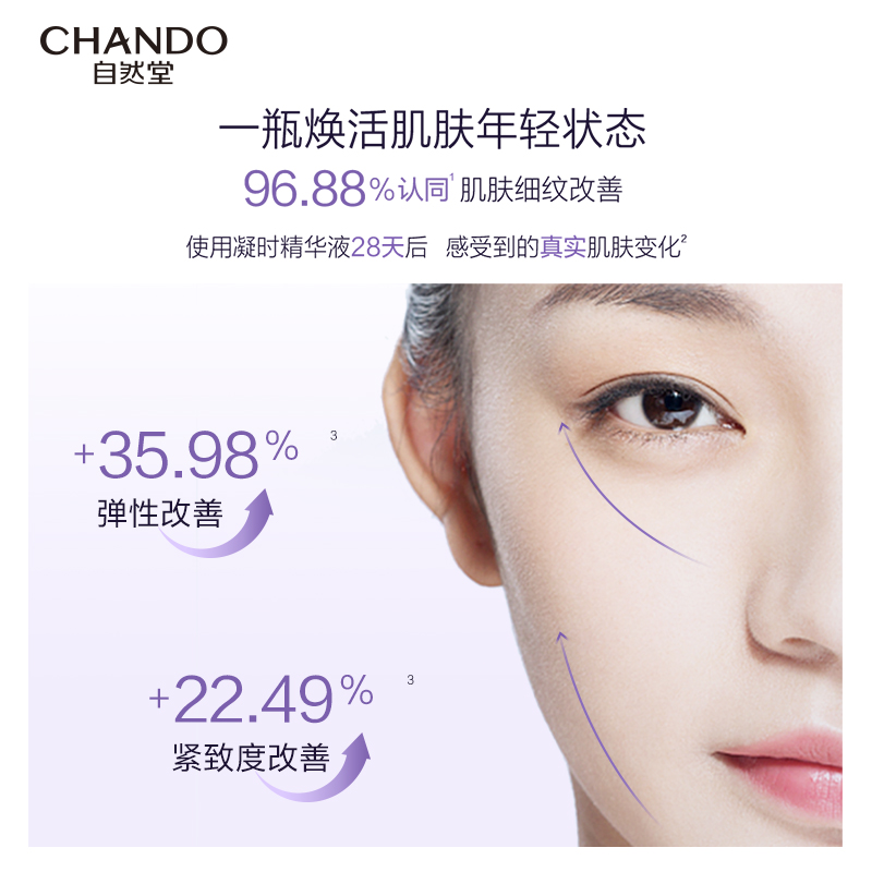 CHANDO 自然堂 凝时鲜颜美白淡斑精华露 168元