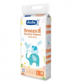 Dodie Breeze 透 · 日款婴儿纸尿裤（L码）38片