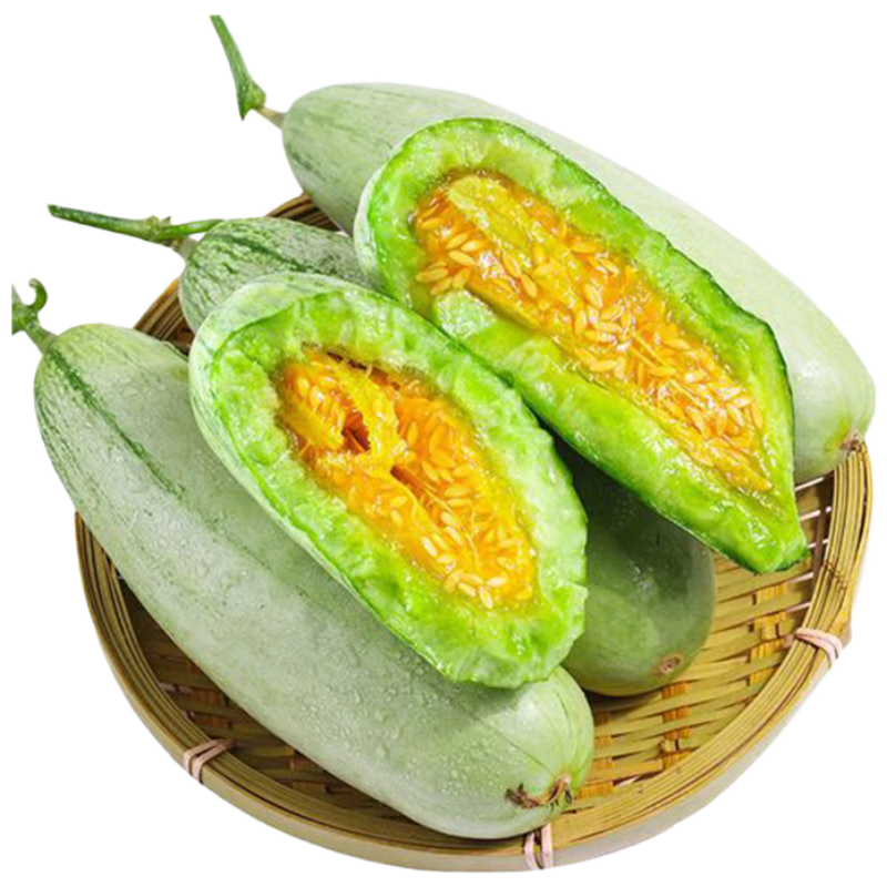 京觅 山东头茬羊角蜜甜瓜 2.5斤净重 单果300g起蜜瓜新鲜水果源头直发 11.73元(需领券)