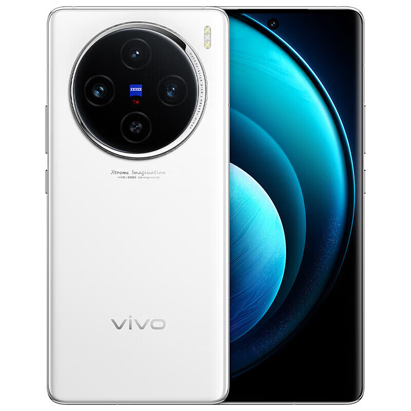 vivo X100 Pro 蔡司APO长焦 蓝晶×天玑9300 5400mAh蓝海电池 5G手机vivox100可选 白月
