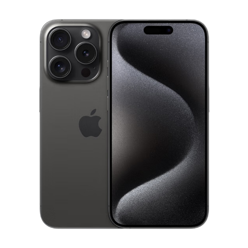 再降价、PLUS会员：Apple/苹果 iPhone 15 Pro (A3104) 256GB 黑色钛金属 5G 双卡双待手