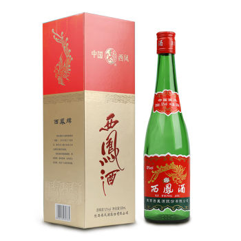 西凤酒 红盖老绿瓶 升级版 52%vol 凤香型白酒 500ml 单瓶装 ￥206.51
