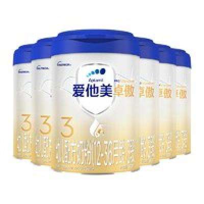 淘宝百亿补贴：Aptamil 爱他美 卓傲幼儿配方奶粉 3段 800g*6罐 1238元包邮（需