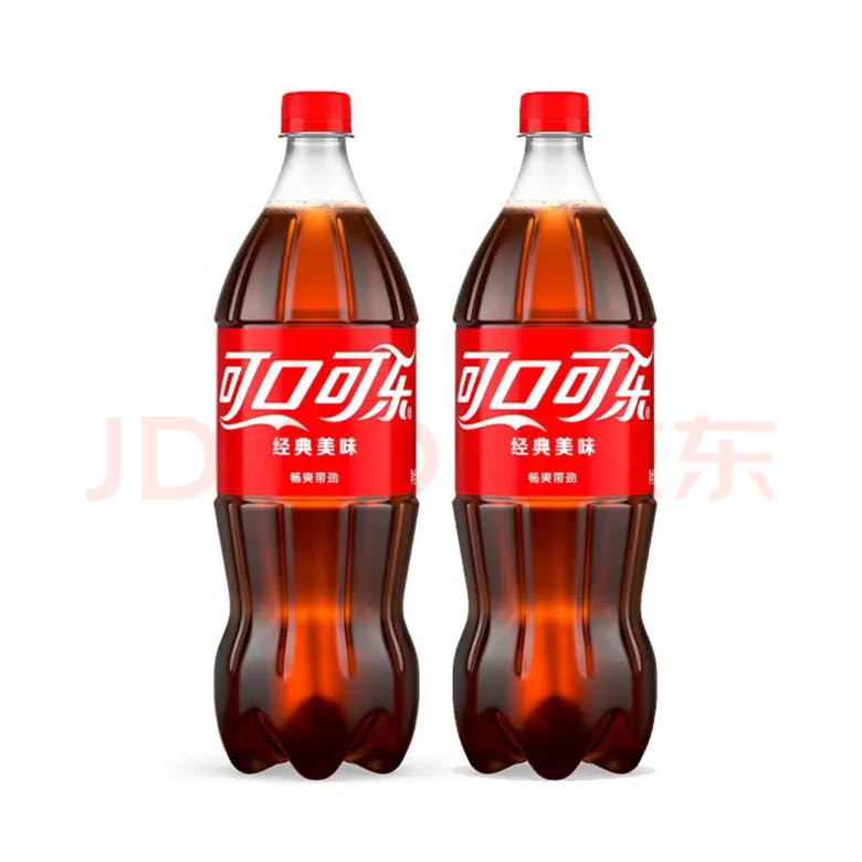 可口可乐 可乐 1L*2瓶 5.9元（需买2件，需用券）