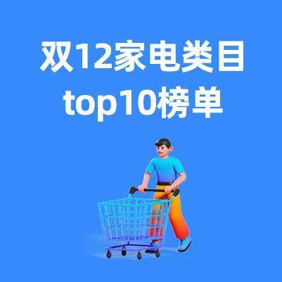 家电top10榜单 12月3日更新 小家电刚需可入，双12补贴券可领