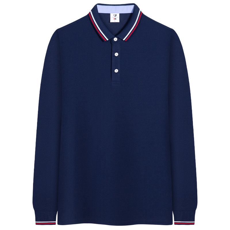 罗蒙 长袖翻领Polo *2件 69元（34.5元/件、包邮）