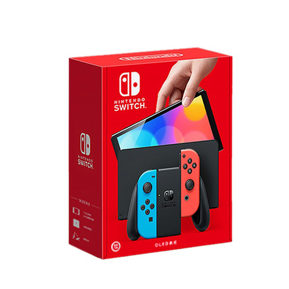 7日20点、88VIP：Nintendo 任天堂 Switch OLED 港版 游戏主机 红蓝色 1559.6元包邮（