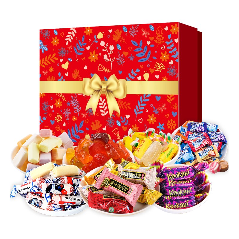 移动端、京东百亿补贴：徐福记 喜糖果1500g 酥心糖橡皮糖紫皮糖高粱饴软糖