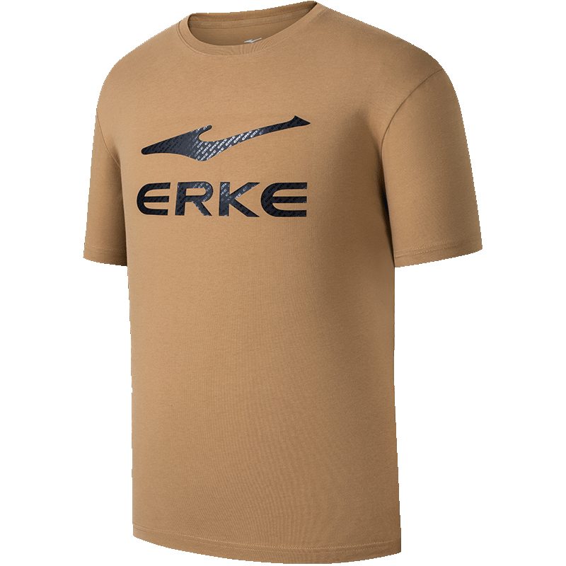 plus会员：鸿星尔克（ERKE）透气跑步健身短袖休闲T恤 48.76元