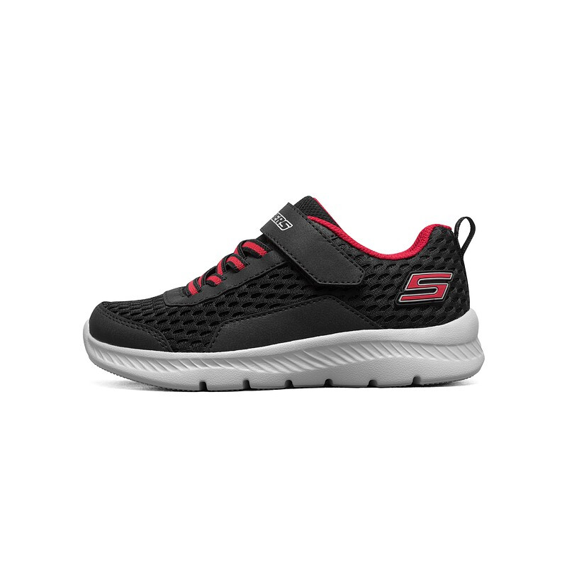 SKECHERS 斯凯奇 COMFY FLEX 2.0 男童休闲运动鞋 400045L/BKRD 黑色/红色 32码 133元