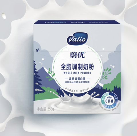 VALIO 蔚优 无乳糖全脂奶粉 350g 22元（需用券）