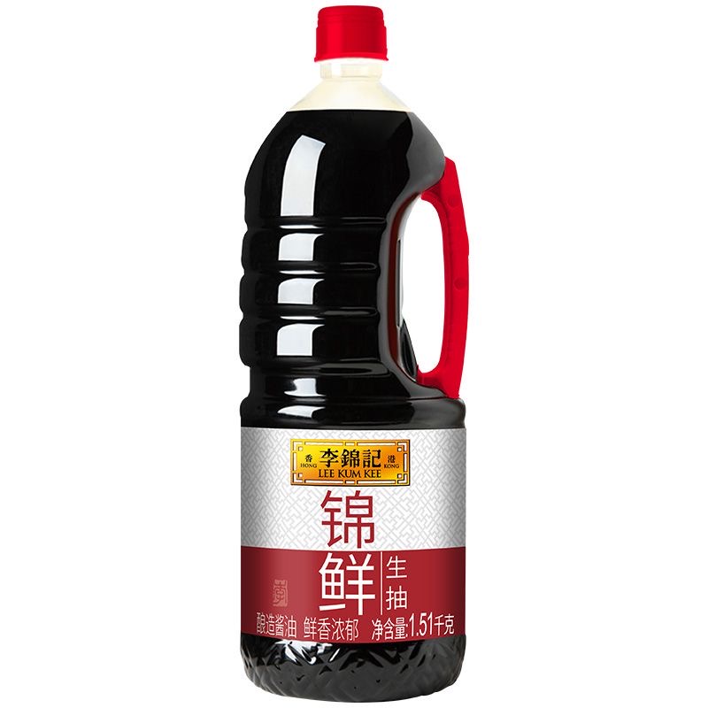 李锦记 锦鲜生抽酱油1.51kg炒菜凉拌蘸点 12.93元