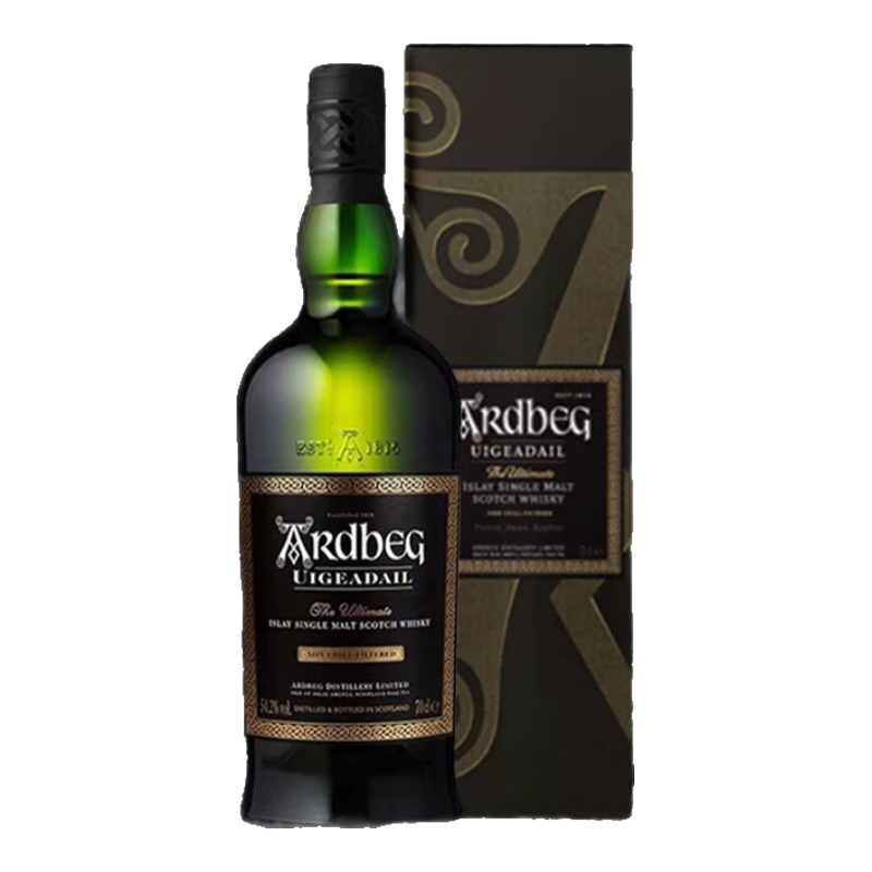 plus会员：雅柏 Ardbeg 阿贝 乌干达 单一麦芽威士忌 进口洋酒 700ml*1瓶 501.55元