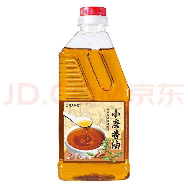 舌尖上的蜀 小磨芝麻香油400ml *1瓶100﹪芝麻油一级压榨 8.9元