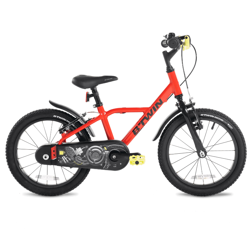 迪卡侬儿童自行车16寸单车男孩宝宝女孩童车脚踏车OVBK 机械战警（新旧款轮