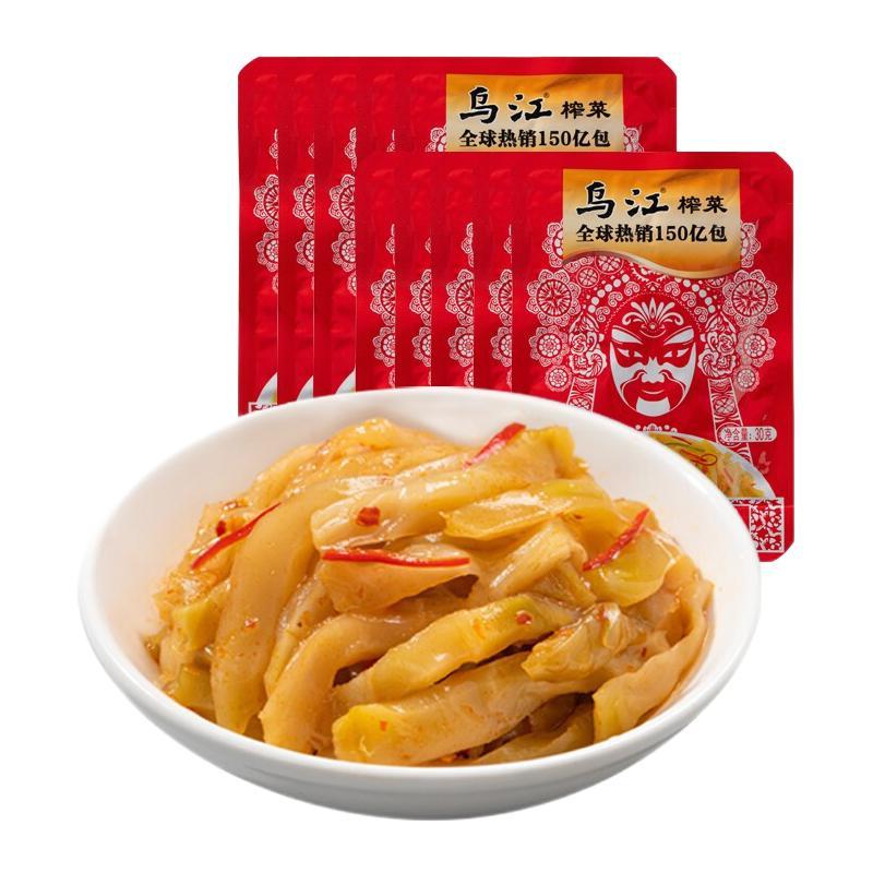 乌江 轻盐微辣榨菜丝30g*10袋 8.53元（需用券）