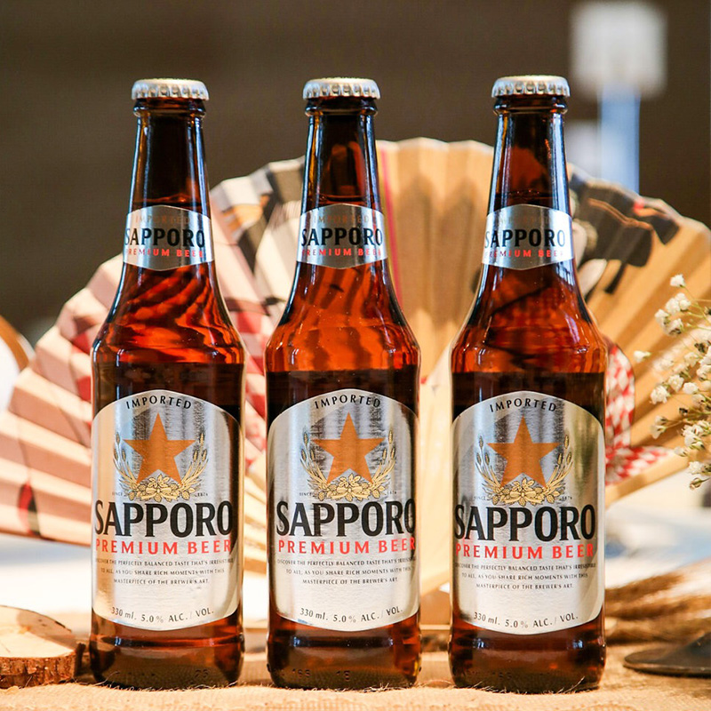 临期低价，Sapporo 三宝乐 日本风味 札幌啤酒330mL*6瓶 34.9元包邮（需领券）