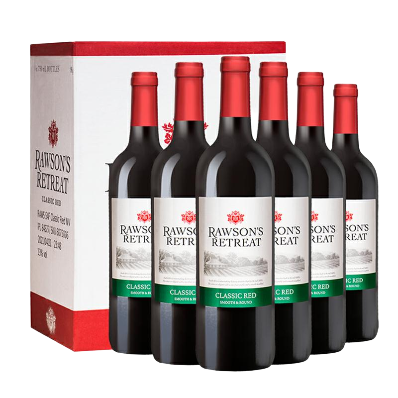 Plus会员：奔富（Penfolds）洛神山庄 经典干红葡萄酒 13度 750ml*6瓶 整箱装 222.4