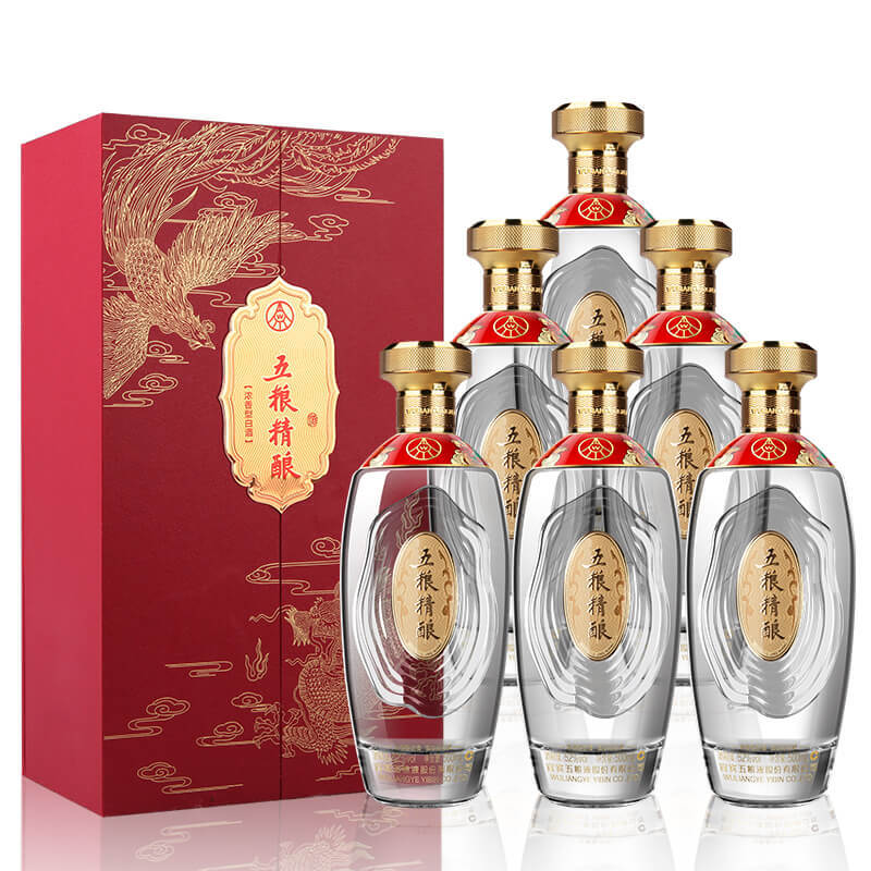 五粮液 WULIANGYE 龙凤呈祥 52%vol 500ml*6瓶 2398元