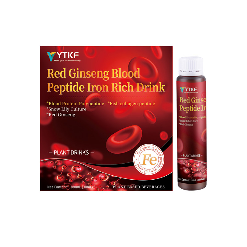 YTKF 红参血肽富铁饮 180ml 1盒装 29.9元（需用券）