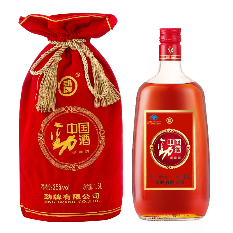 Plus.会员；劲牌中国劲酒 35度 1.5L 单瓶装 +凑单 83.98元，凑46.91元（共130.89元