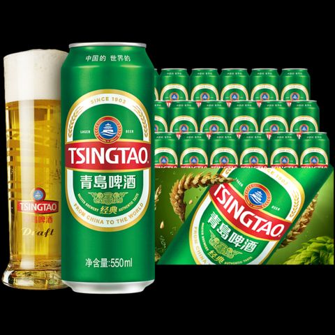 青岛啤酒 TSINGTAO 限时速抢‼️加量经典10度550mL*18罐 赠青岛啤酒500ml*6罐 70.2元(需买2件,需用券)