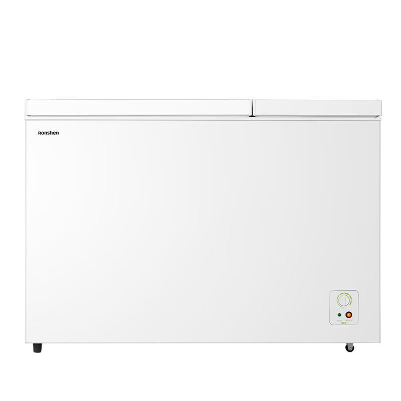 PLUS会员: 容声（Ronshen） 288升冰柜家用商用冷藏冷冻双温冷柜 大容量 卧式厨