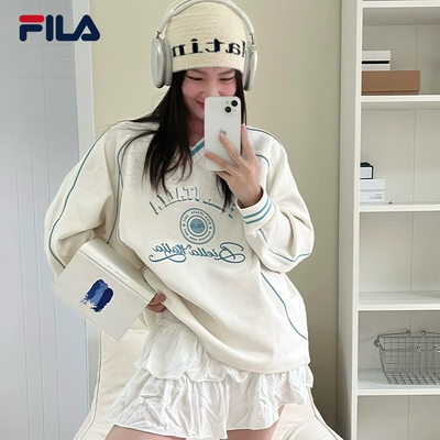 双11狂欢：FILA 斐乐 情侣装套头男女卫衣 折319元/件 包邮 （拍5件，单拍329元